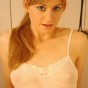 Kristin shows off her nipples in a wet tshirt