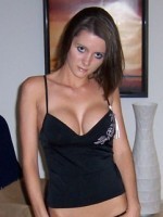 Kalee dressed in black