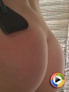 Watch as Kate spanks her tight ass till its a glowing red color
