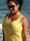 Brooke shows off her huge tits in mexico